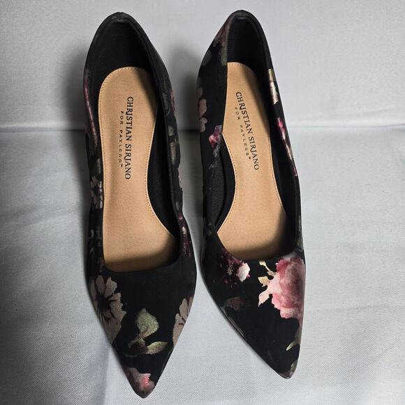 Christian Siriano Floral Heel Pump Womens Size 7.5 - Picture 3 of 7